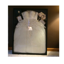 New Design 3D Wedding Dress Display Case Shadow Box Solid Wood Custom Photo Frame Wholesale Jersey Frame